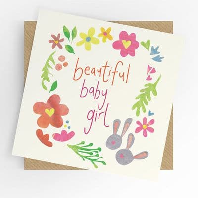 Under the Willow Tree | Beautiful Baby Girl Card