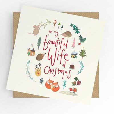 Under the Willow Tree | Beautiful Wife Christmas Card