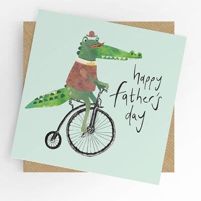 Under the Willow Tree | Crocodile Father's Day Card