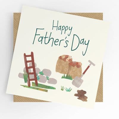 Under the Willow Tree | Gardening Father's Day Card