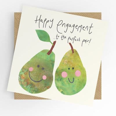 Under the Willow Tree | Happy Engagement Perfect Pair Card