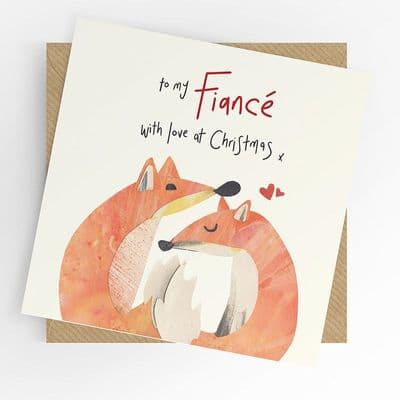 Under the Willow Tree | To My Fiancé Christmas Card