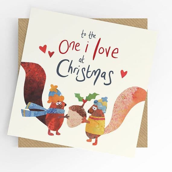 Under the Willow Tree Cards | To the One I Love at Christmas Card | Partner Christmas Cards