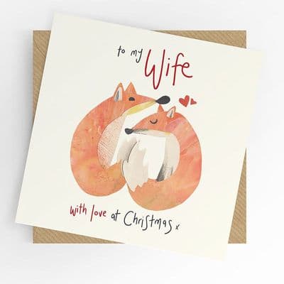 Under the Willow Tree | Wife Foxes Christmas Card