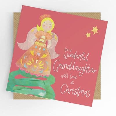Under the Willow Tree | Wonderful Granddaughter Christmas Card