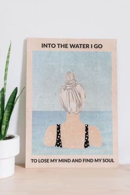 WallChart Art Co | Into the Water I Go Print
