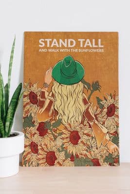 WallChart Art Co | Stand Tall Sunflowers Print