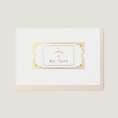 Wanderlust Paper Co | A Token of My Love Card