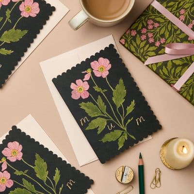 Wanderlust Paper Co | Anemone Mum Card