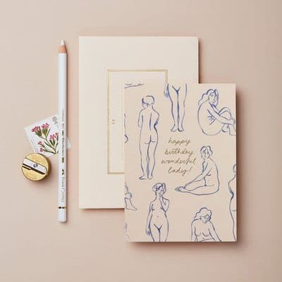 Wanderlust Paper Co | Happy Birthday Wonderful Lady Card