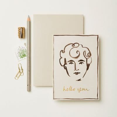 Wanderlust Paper Co | Hello You Card