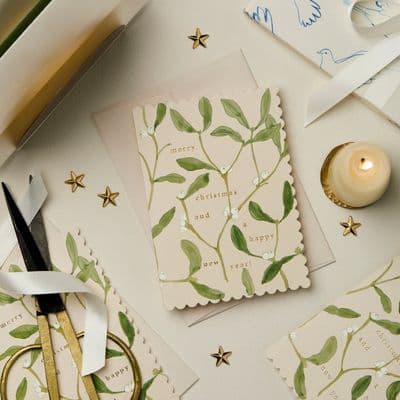 Wanderlust Paper Co | Merry Christmas Mistletoe Card