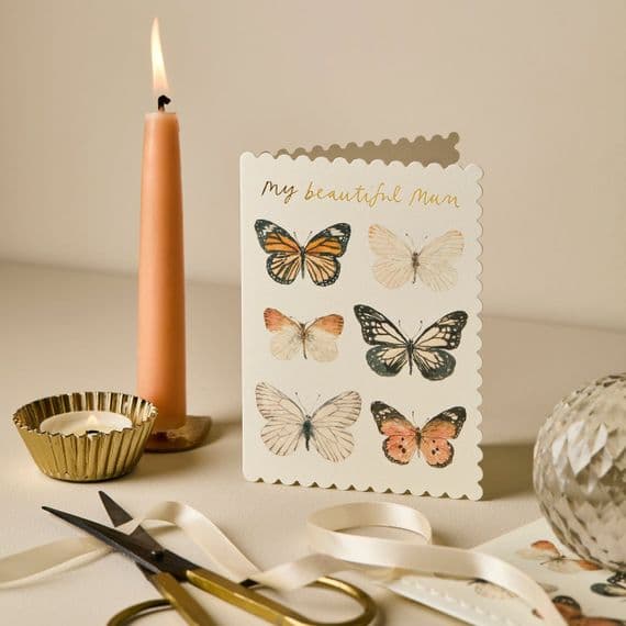 Wanderlust Paper Co Cards | My Beautiful Mum Card | Butterfly Mother's Day Cards