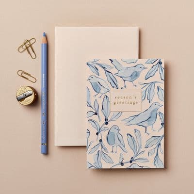 Wanderlust Paper Co | Season's Greetings Robin Card