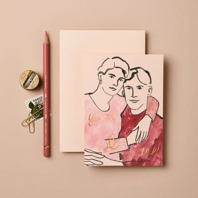 Wanderlust Paper Co | You & Me Card