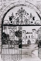 Wendy Ward Artist | Royal Hillsborough Fort Black & White Print | Northern Ireland Art