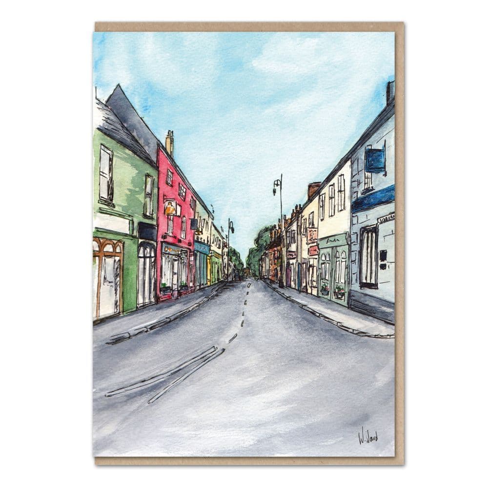 Wendy Ward Artist Lisburn Street Hillsborough Village Card Northern