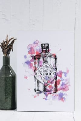 White Chalk Studio | Hendrick's Gin Print
