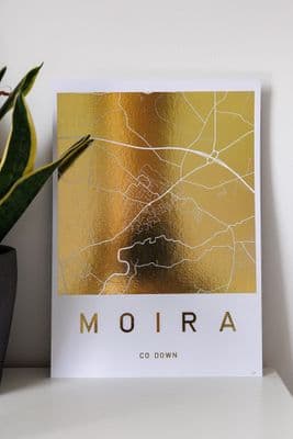 White Chalk Studio | Moira Map Print