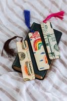 White Chalk Studio | Rainbow and Stars Bookmark | Handmade Bookmarks | Northern Ireland