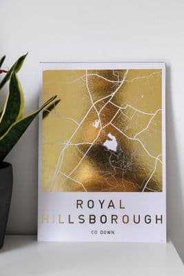 White Chalk Studio | Royal Hillsborough Map Print