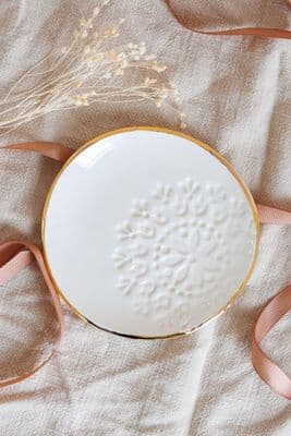 White Rain Designs | Round Trinket Dish