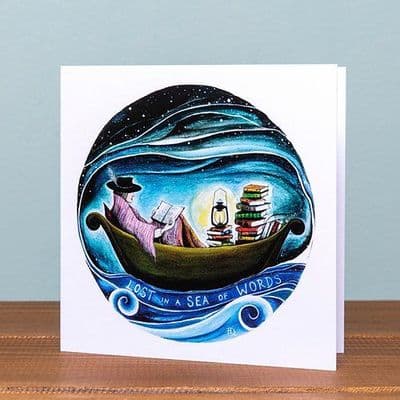 Wild Earth Studio | Lost in a Sea of Words Card