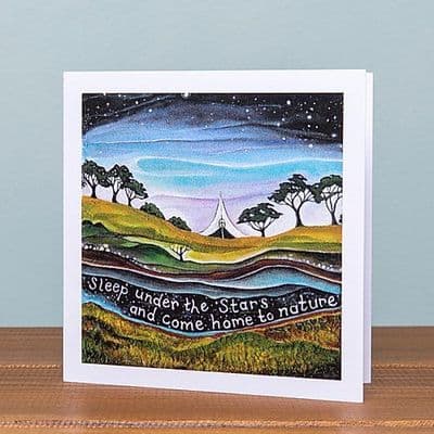 Wild Earth Studio | Sleep under the Stars Card