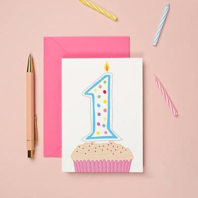 You've Got Pen on Your Face | 1st Birthday Card