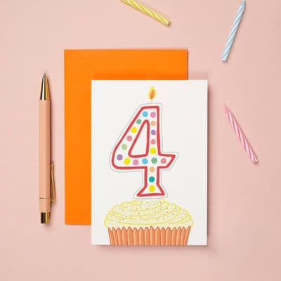 You've Got Pen on Your Face | 4th Birthday Card