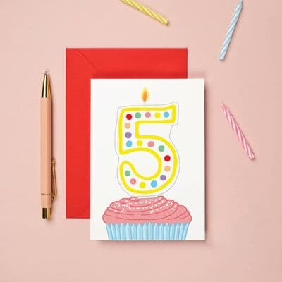 You've Got Pen on Your Face | 5th Birthday Card
