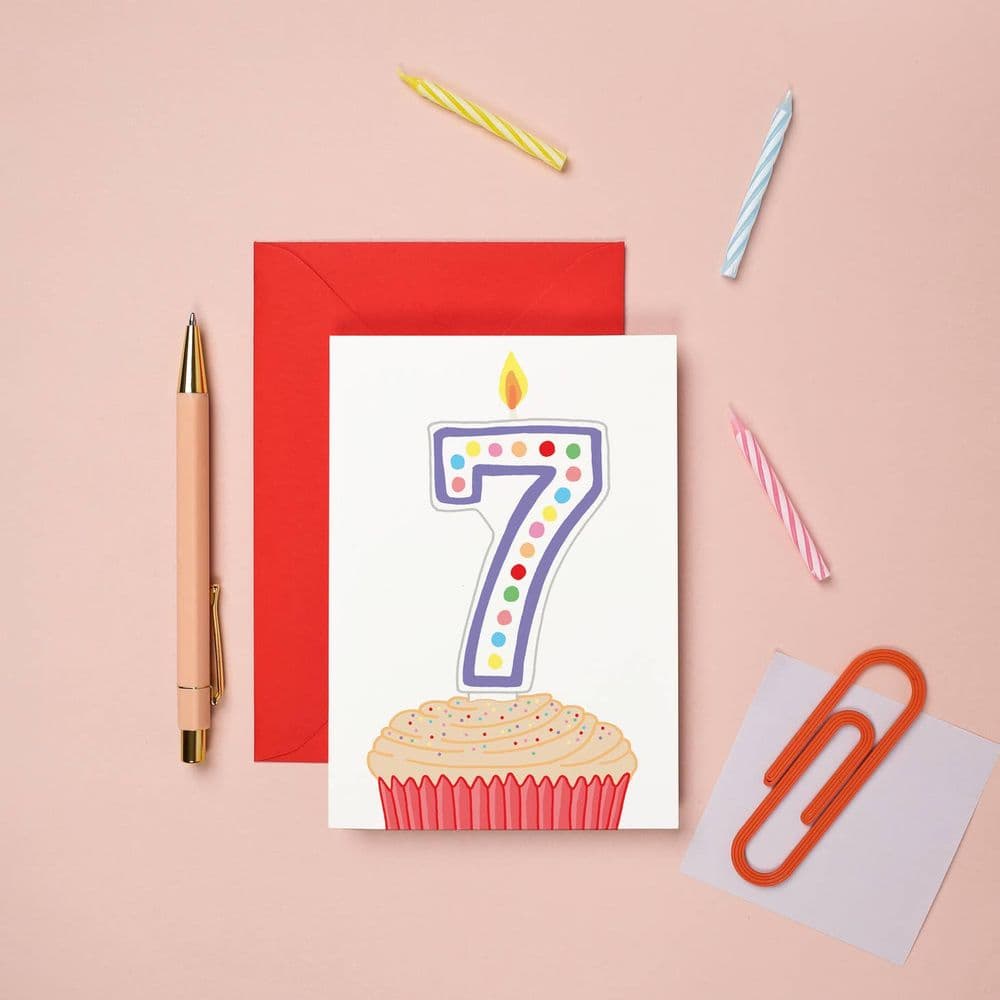 You've Got Pen on Your Face | 7th Birthday Card | Children's Age ...