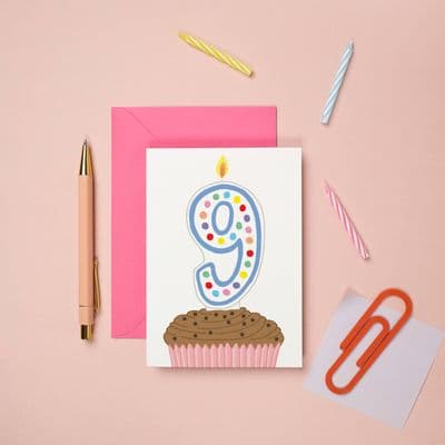 You've Got Pen on Your Face | 9th Birthday Card