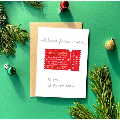 You've Got Pen on Your Face | All I Want for Christmas Card
