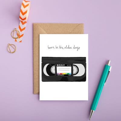 You've Got Pen on Your Face | Born in the Olden Days Card