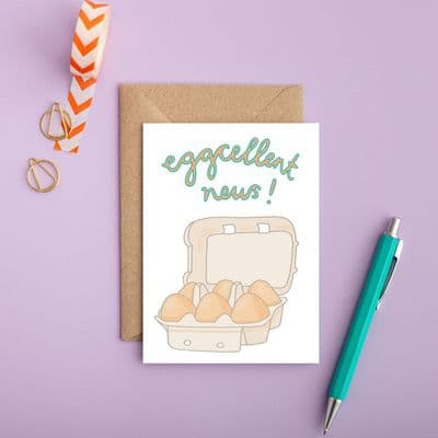 You've Got Pen on Your Face | Eggcellent News Card