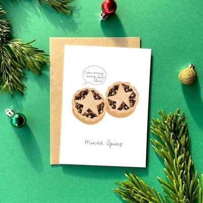 You've Got Pen on Your Face | Mince Spies Christmas Card