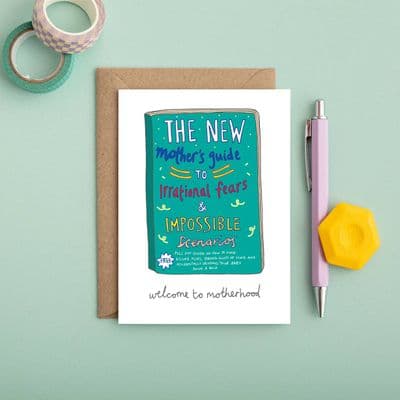 You've Got Pen on Your Face | New Mother's Guide Card