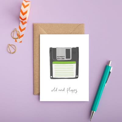 You've Got Pen on Your Face | Old and Floppy Card