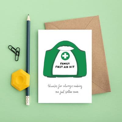 You've Got Pen on Your Face | Thanks for Making Me Feel Better Mum Card