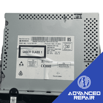 259154ET3A Radio Sat Nav Media Unit LCD Display Touch Screen Repair