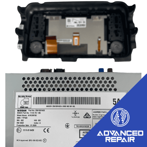 259155FA5D Radio Sat Nav Media Unit LCD Display Touch Screen Repair