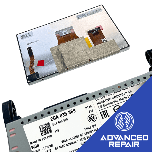 2GA035869 Radio Sat Nav Media Unit LCD Display Touch Screen Repair