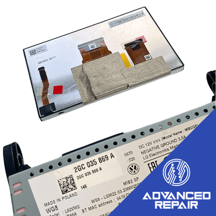 2GC035869A Radio Sat Nav Media Unit LCD Display Touch Screen Repair