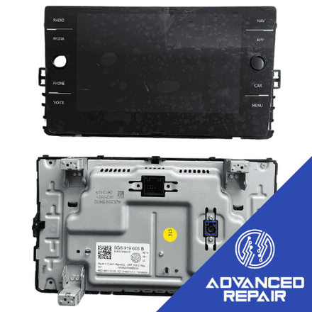 5G6919605B Radio Sat Nav Media Unit LCD Display Touch Screen Repair