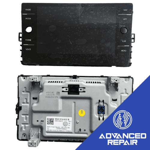 5G6919605B Radio Sat Nav Media Unit LCD Display Touch Screen Repair