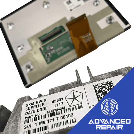 68283243AI Radio Sat Nav Media Unit LCD Display Touch Screen Repair