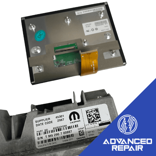 68283243AK Radio Sat Nav Media Unit LCD Display Touch Screen Repair