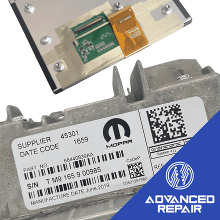 68440839AA Radio Sat Nav Media Unit LCD Display Touch Screen Repair