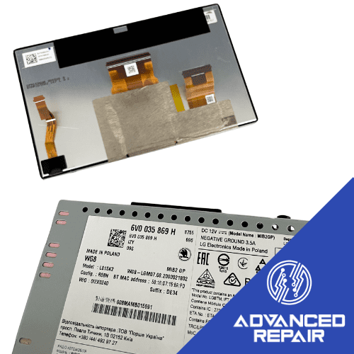 6V0035869H Radio Sat Nav Media Unit LCD Display Touch Screen Repair